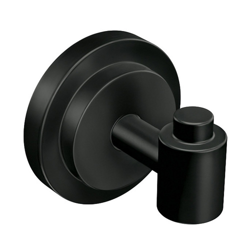 Moen DN0703BL 1-Hook Robe Hook in Matte Black