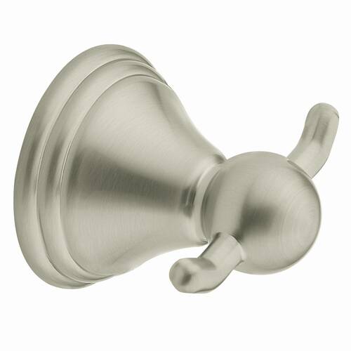 Moen DN8403BN 2 Robe Hook in Brushed Nickel