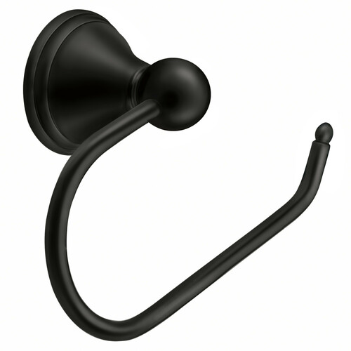 Moen DN8408BL Preston Euro Paper Holder - Matte Black Finish
