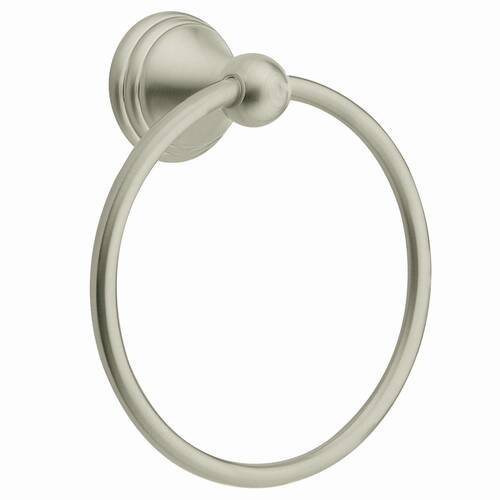 Moen DN8486BN Round Closed Towel Ring in Brushed Nickel