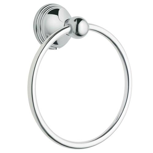 Moen DN8486CH Round Closed Towel Ring in Polished Chrome