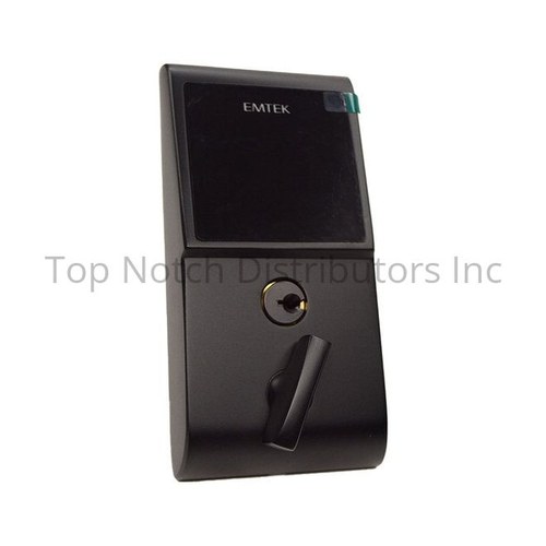 Emtek E3020US19 Emtouch Flat Black Electronic Touchscreen Deadbolt