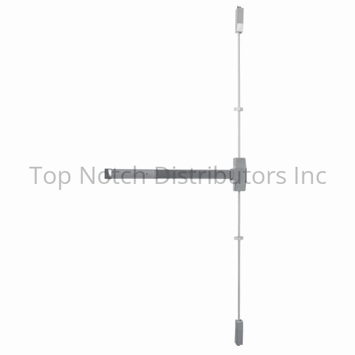 Dexter ED1000VEO3FT7FTDH626 3' x 7' Grade 1 Surface Vertical Rod Exit Device, Satin Chrome Finish