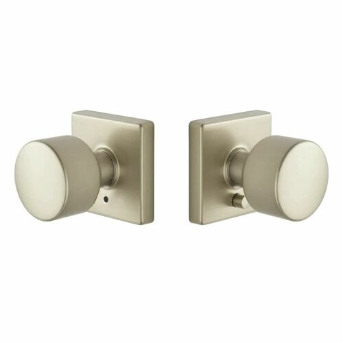 Emtek EE3210PGSN Expressions Privacy Lock with Page Knob, Satin Nickel Finish