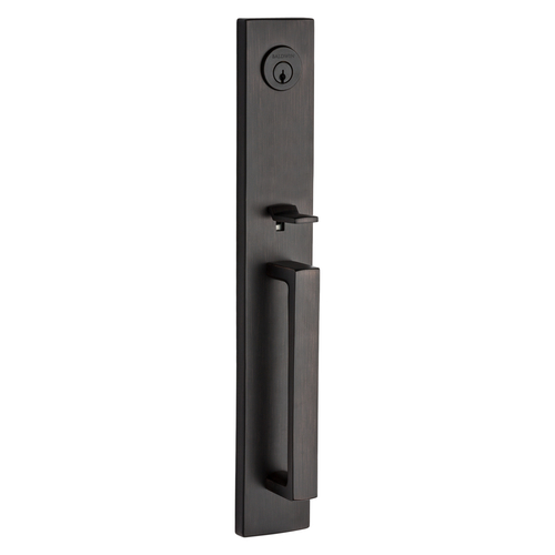 Baldwin EESANXTUBCQE112 Santa Cruz Emergency Egress Handleset, Tube Lever, Venetian Bronze Finish