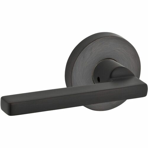 Baldwin ENSQUCRR112 Square Lever Round Rose with 6AL Latch, Dual Strike, Venetian Bronze