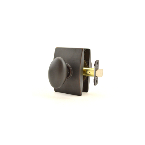 Schlage F10SIE716CEN Siena Passage Knob Century Rose Lockset, Aged Bronze Finish
