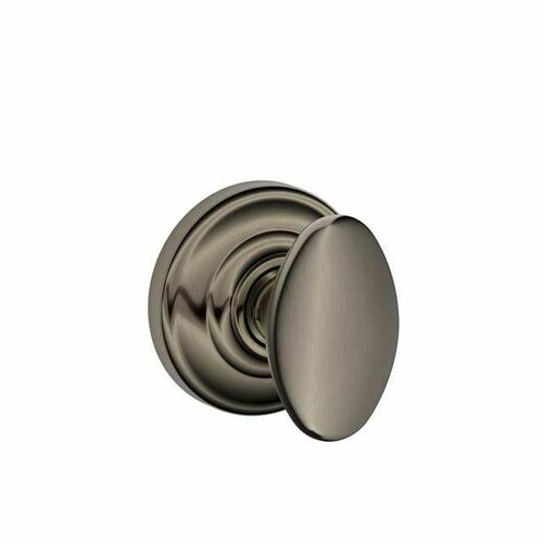 Schlage F170SIE620AND Siena Knob with Andover Rose Half Dummy - Antique Nickel Finish