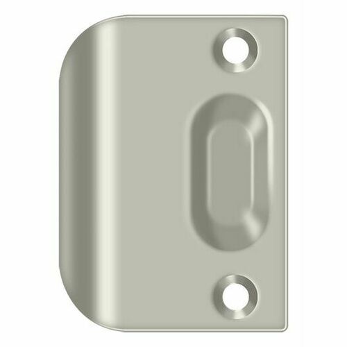Deltana FLSP335U15 Brushed Nickel Full Lip Strike Plate for Ball Roller Catches