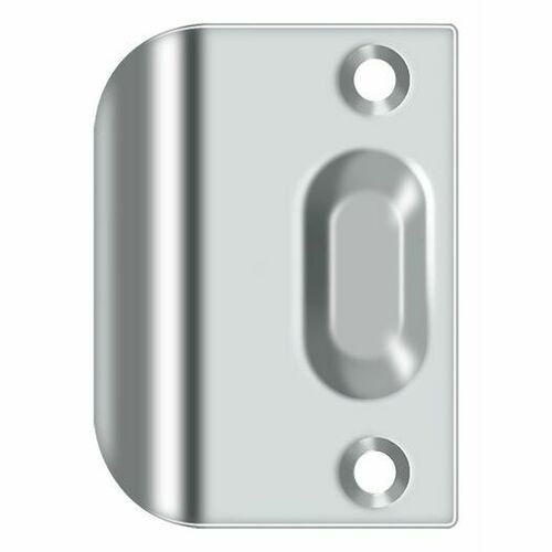 Deltana FLSP335U26 Polished Chrome Full Lip Strike Plate for Ball and Roller Catches