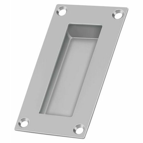 Deltana FP155U32D Rectangular Flush Pull, Brushed Stainless Steel, 4