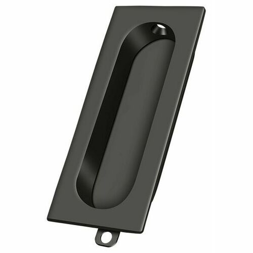 Deltana FP222U10B Rectangle Flush Pull, 3-1/8