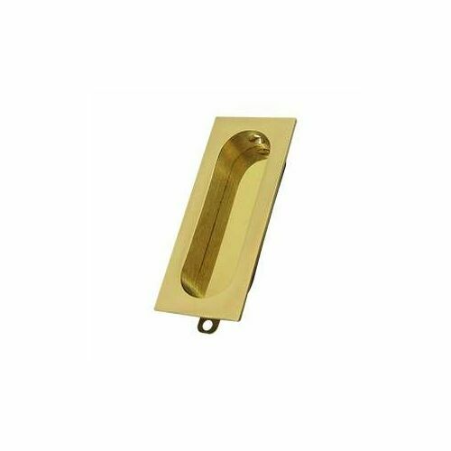 Deltana FP222U3-UNL Rectangle Flush Pull, 3-1/8