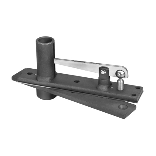 Rixson H345622 Center Hung Top Pivot with Long Throw Pivot Pin Flat Black Finish