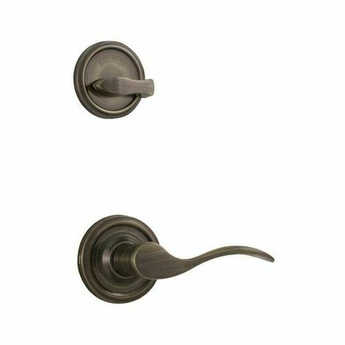 Weslock L2100--UASL20 Left Hand Bordeau Single Cylinder Handleset Trim, Antique Brass Finish