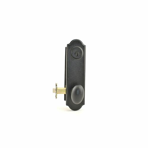Weslock L7641M2M2SL2D Durham Tramore Left Hand Single Cylinder Deadbolt, Black Finish
