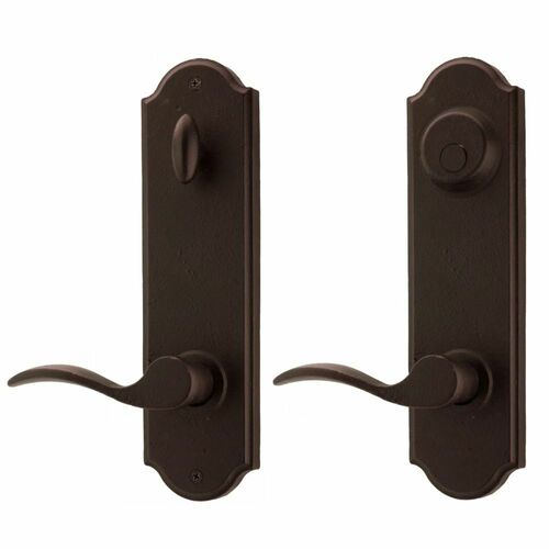 Weslock L7645H1H10020 Left Hand Carlow Tramore Dummy Handle - Oil Rubbed Bronze Finish