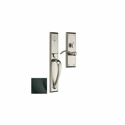 Baldwin M504190RENT Cody Right Hand Single Cylinder Mortise Trim - Satin Black Finish