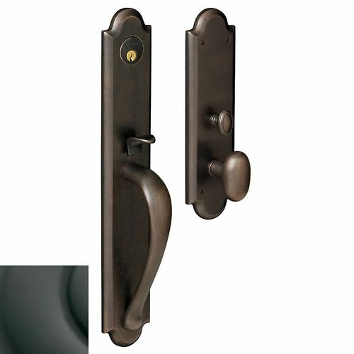 Baldwin M514102ENTR Boulder Single Cylinder Mortise Trim - Oil Rubbed Bronze Finish