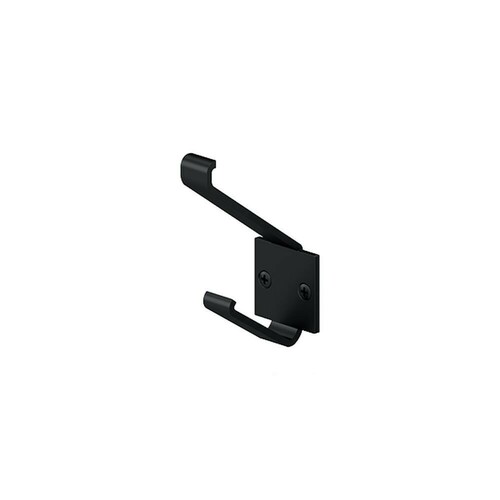 Deltana MH12U19 Modern Black Hook, 2.25