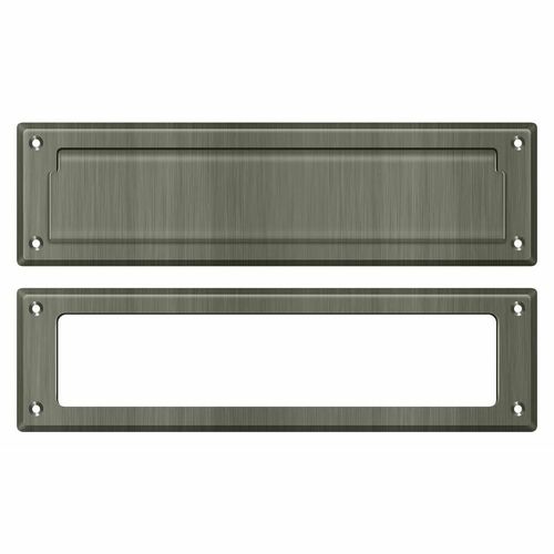 Deltana MS211U15A Antique Nickel Mail Slot 13-1/8