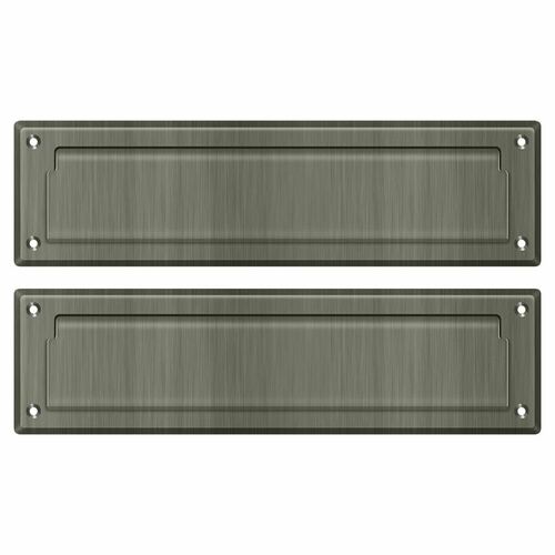 Deltana MS212U15A Antique Nickel Mail Slot 13-1/8
