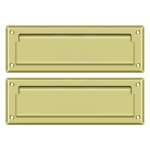 Deltana MS627U3 Bright Brass Mail Slot 8-7/8
