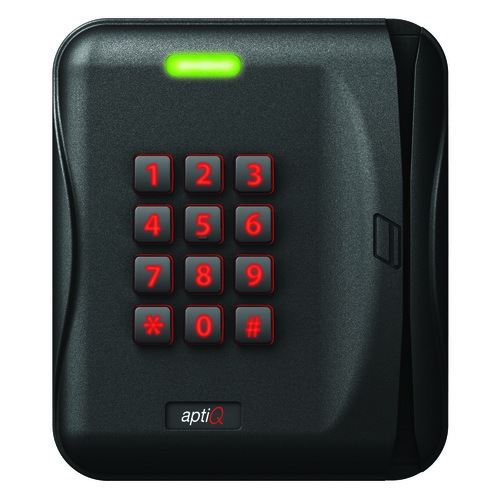 Schlage MTMSK15 Wall-Mounted Magnetic Stripe Reader with Keypad - Black Finish