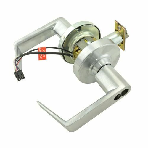 Schlage ND80JELEURHO626RX ND Series Storeroom Elect. Lock/Unlock w/RX Switch, Less Core, Satin Chrome