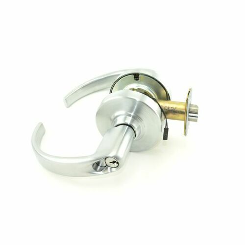 Schlage ND80JELEUSPA626 ND Series Storeroom Electric Lock, Large Format, Satin Chrome Finish