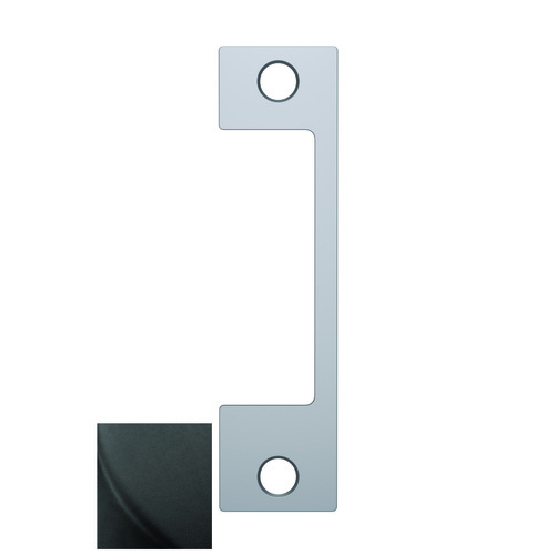 HES NMBLK Hes NM Faceplate for 1006 Strike - Black Finish