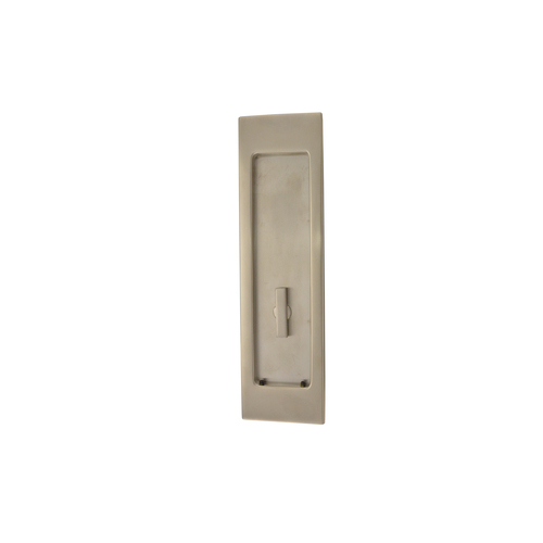 Baldwin PD005056KT Santa Monica Trim Cut for Turn Sliding Door Lock, Satin Nickel Finish