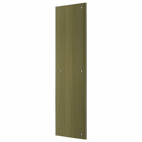 Deltana PP3515U5 Antique Brass Push Plate 3.5