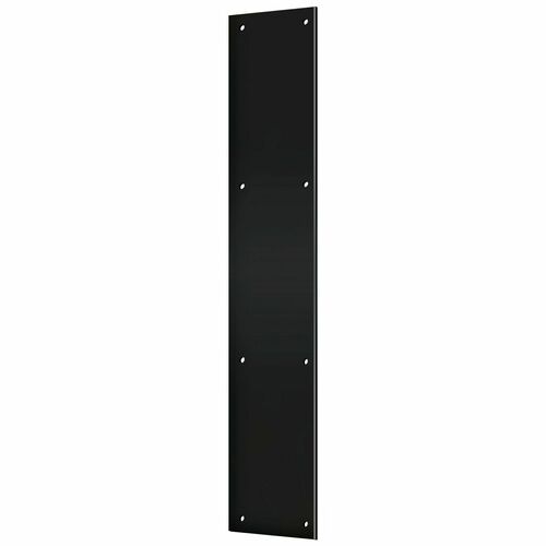 Deltana PP3520U19 Black Painted Push Plate, 3.5