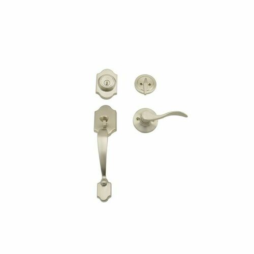 Weslock R2820-NXNFR2D Parkside Right-Hand Single Cylinder Handleset, Satin Nickel, New Haven Trim