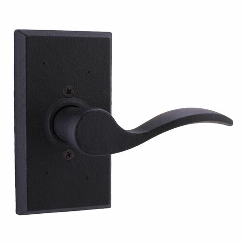 Weslock R7305H2--0020 Right Hand Carlow Square Half Dummy Lock - Black Finish