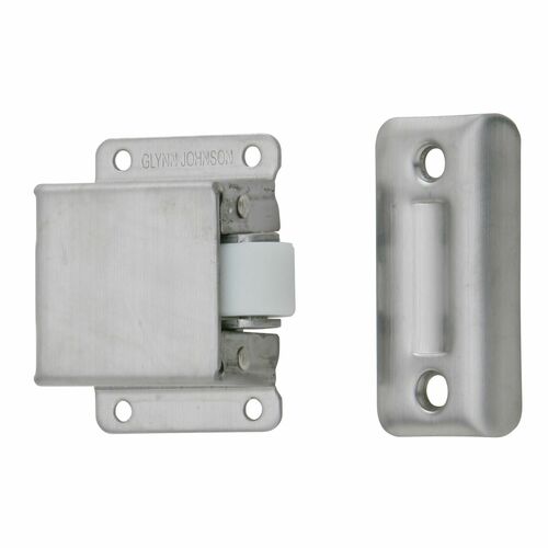 Ives RL3832D Satin Stainless Steel Case Roller Latch