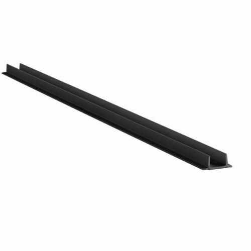 Pemko S772BL8 8' Prene Adhesive Fire Smoke Gasketing - Black Finish