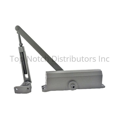 Falcon Lock SC61AHWPA689 Light - Medium Duty Surface Door Closer with Hold Open Arm Aluminum Finish