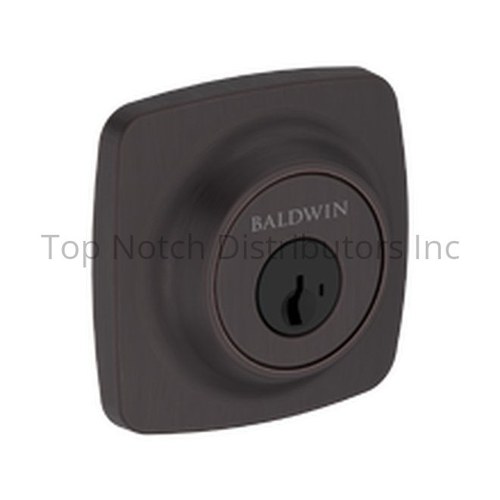 Baldwin SCSSD112SMC Single Cylinder Deadbolt with SmartKey, Venetian Bronze Finish