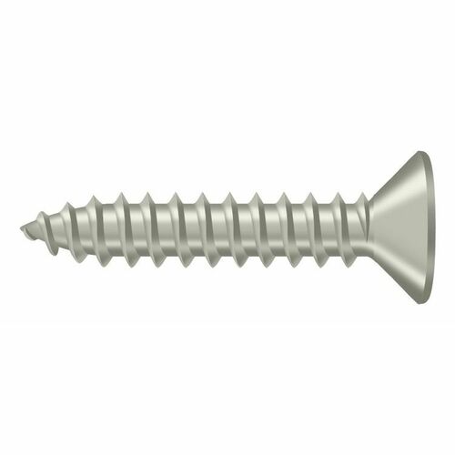 Deltana SCWB1010U15 Brushed Nickel Wood Screw, 10