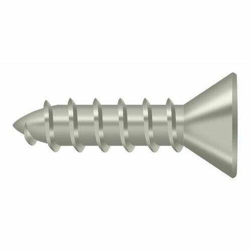 Deltana SCWS1075U15 Satin Nickel Wood Screw ST 10 x 3/4