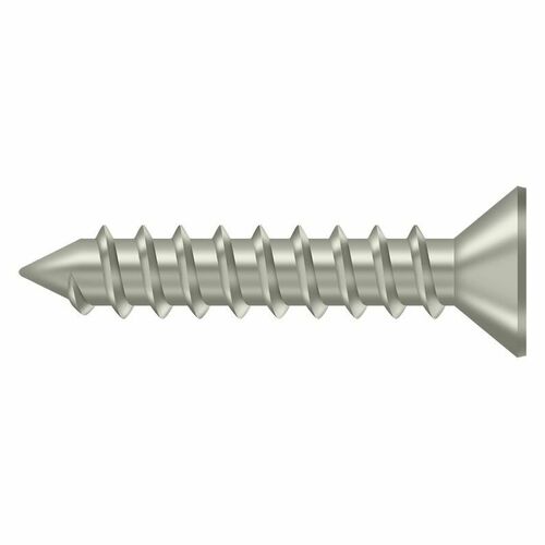 Deltana SCWS12125U15 Brushed Nickel Steel Wood Screw, 12