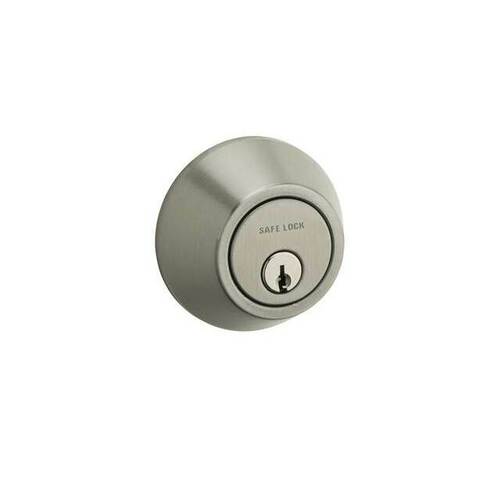 Safe Lock SD9200-15 Double Cylinder Deadbolt with 4AL Latch, RCS Strike, Satin Nickel Finish