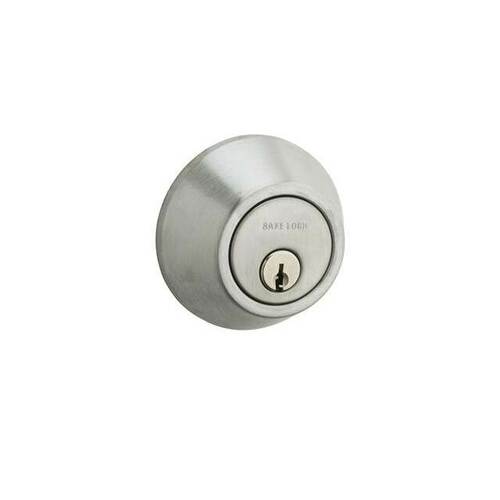 Safe Lock SD9200-26D Double Cylinder Deadbolt with 4AL Latch RCS Strike, Satin Chrome