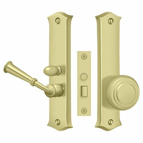 Deltana SDL688U3 Classic Mortise Storm Door Latch, Polished Brass