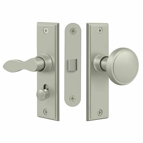 Deltana SDML334U15 Brushed Nickel Square Mortise Storm Door Latch