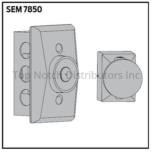 LCN SEM7850DKBRZ Recessed Wall Mount Hold Open Magnet 695 - Dark Bronze Finish