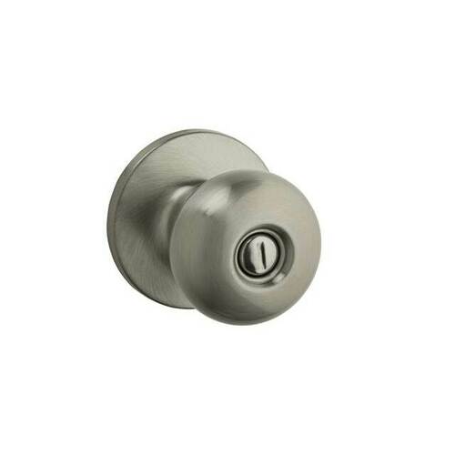 Safe Lock SK3000AS-15 Athens Privacy Knob Lock, 4AL Latch, RCS Strike, Satin Nickel Finish