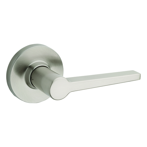 Safe Lock SL1000DALRDT-15 Daylon Satin Nickel Passage Lever Lock with Round Rose and RCAL Latch